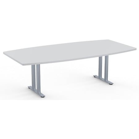 Special-T Table, BoatShaped, T-Base, 96inx48in, GY SCTSIENTL4896FG